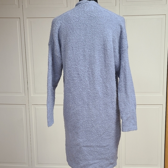 Luna Ivy M/L open front long sleeve blue cardigan - Picture 4 of 6